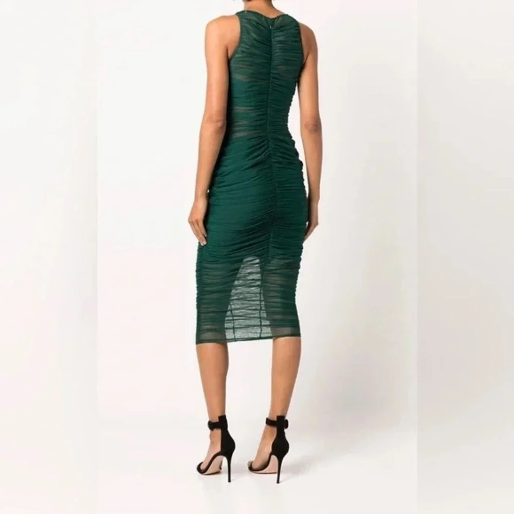 FLEUR DU MAL Ruched Midi Dress - Picture 3 of 3